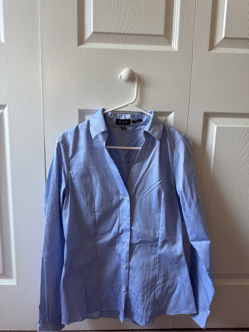 Jones New York Sky Blue Women's-Style Dress Shirt